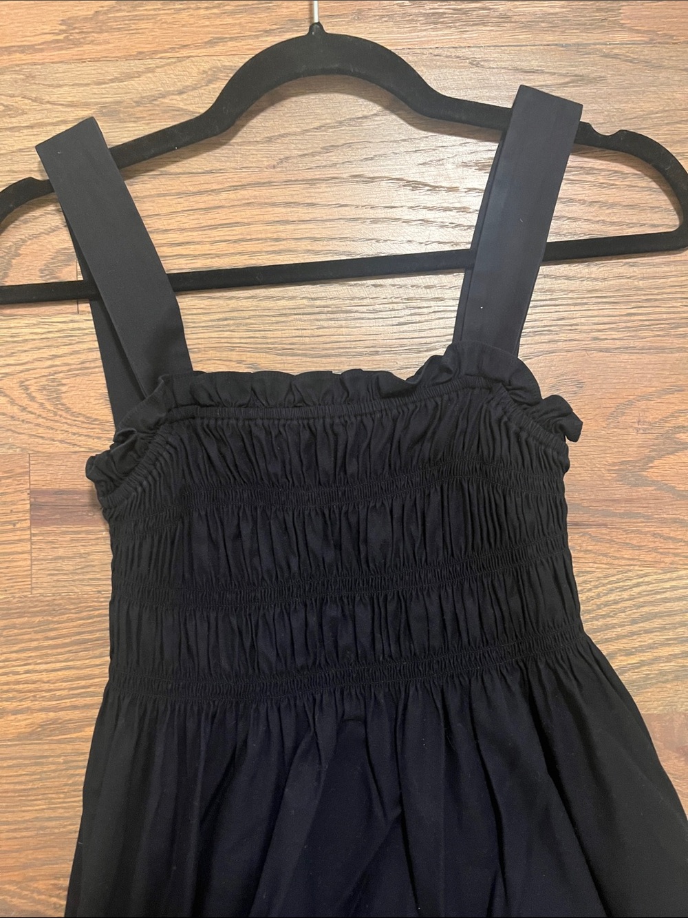 Reformation black poplin XS midi dress EUC - Picture 6 of 7